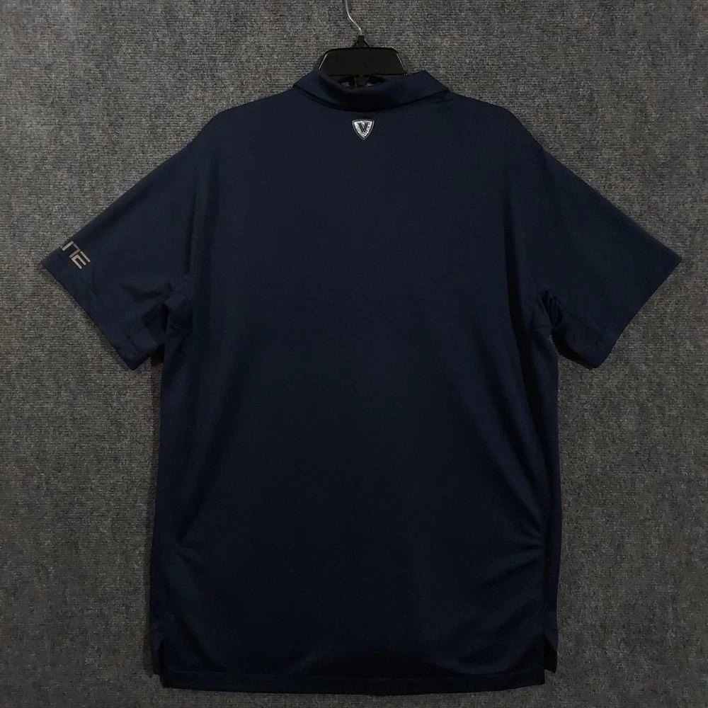 Villanova Basketball Polo Shirt‎ Mens XL Navy Nike Elite Dri-Fit Performance